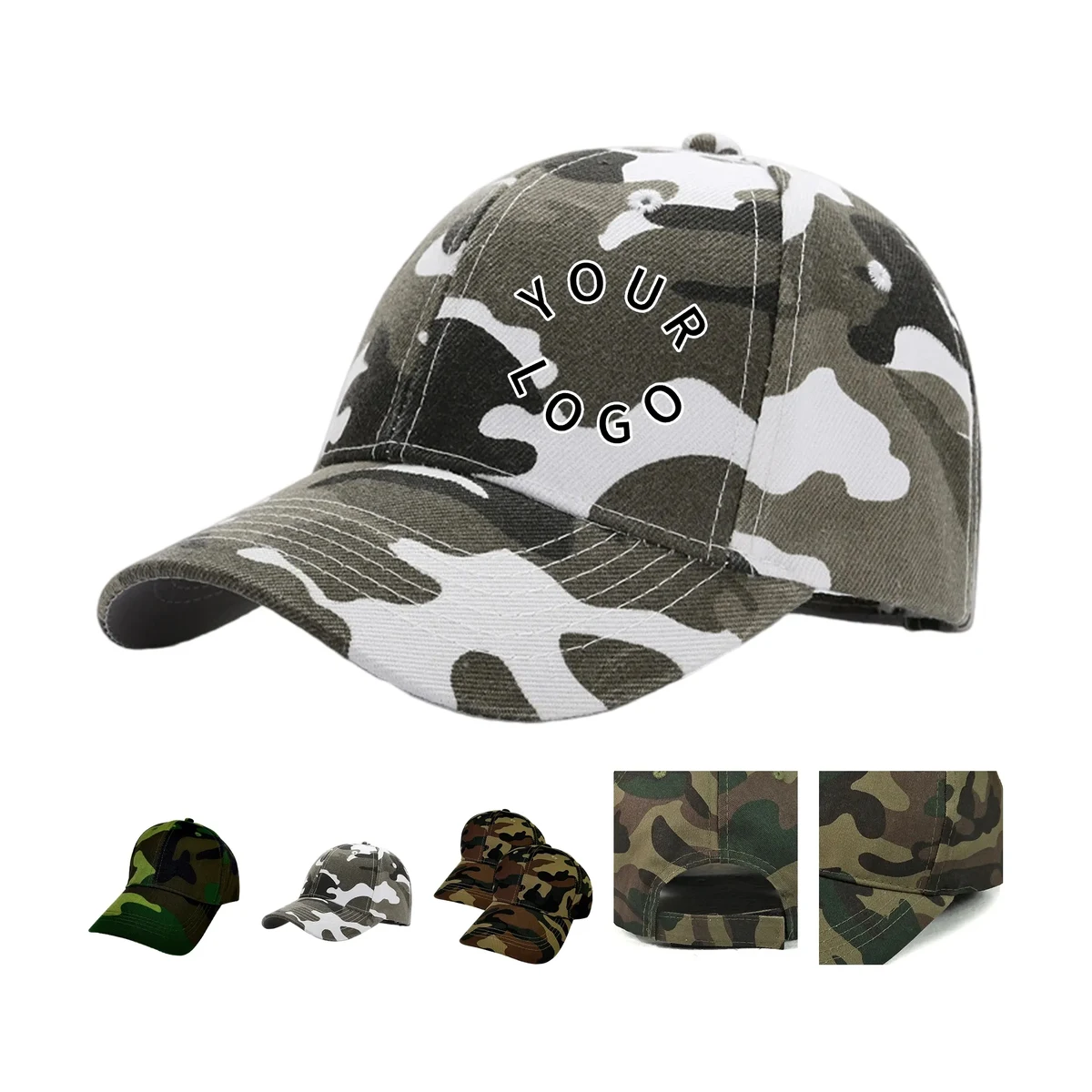 Camouflage Military Baseball Cap 1