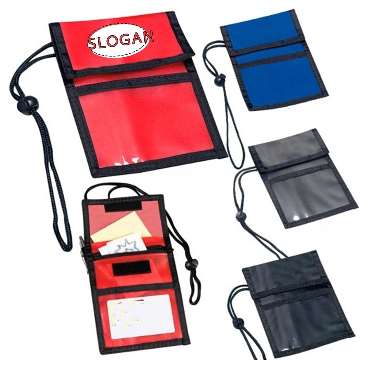 MOQ 100PCS Neck Wallet Badge Holder 1