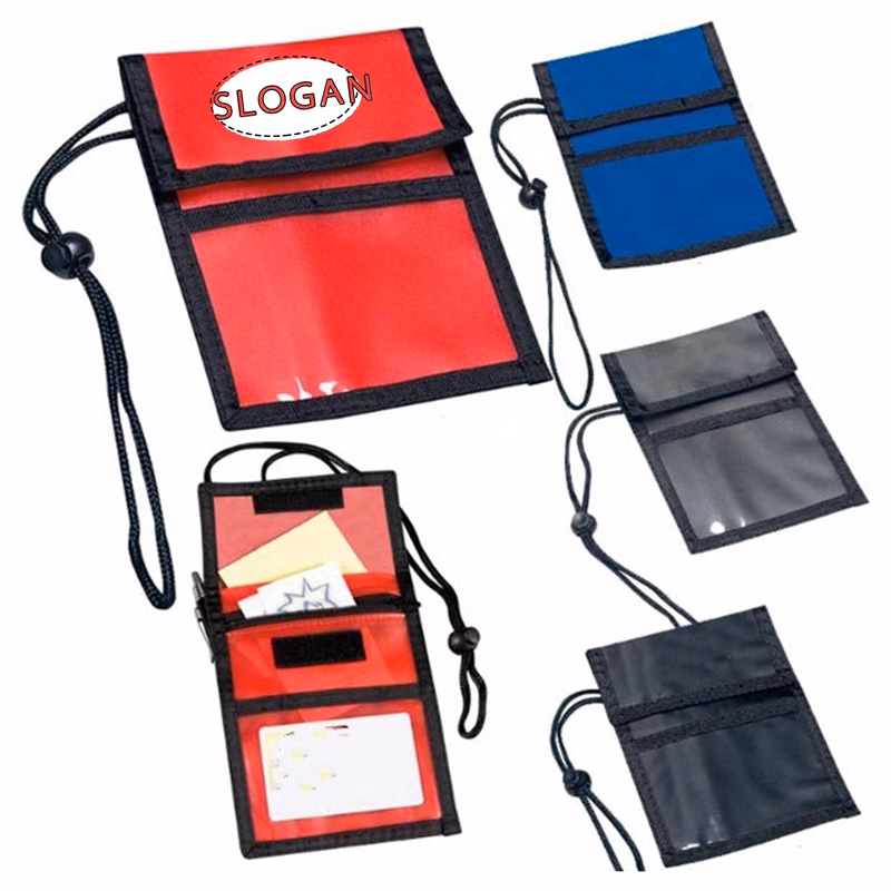 MOQ 100PCS Neck Wallet Badge Holder