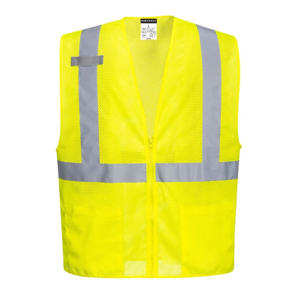 PORTWEST® Class 2 Economy Hi-Vis Band and Brace Zipped Vest 1