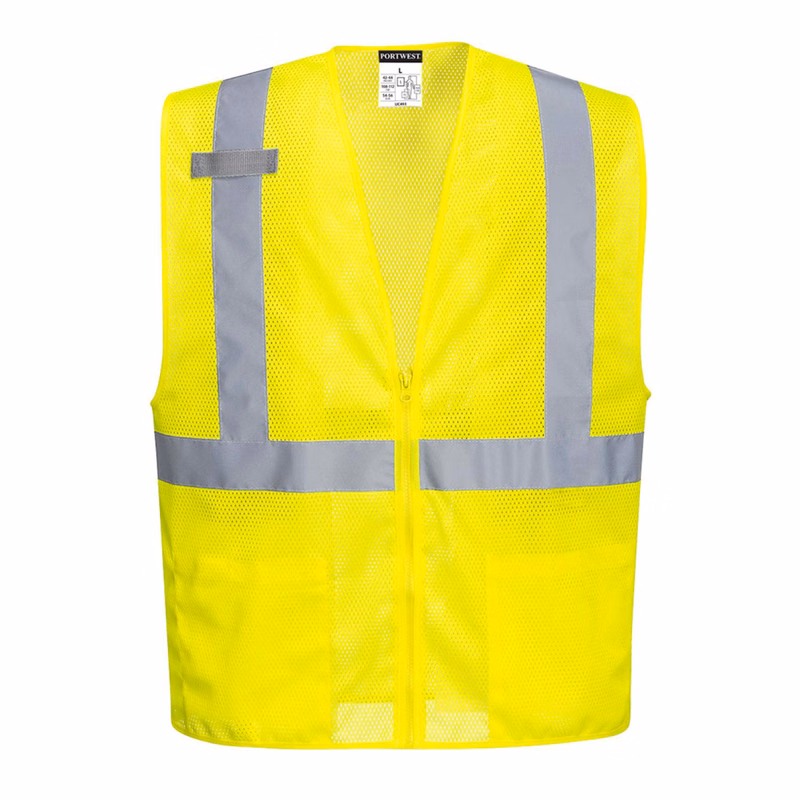 PORTWEST® Class 2 Economy Hi-Vis Band and Brace Zipped Vest