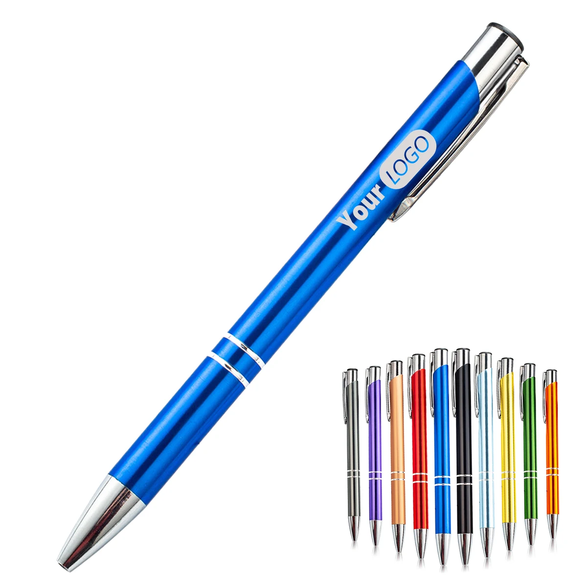 Sleek Metal Aluminum Ballpoint Pen 1