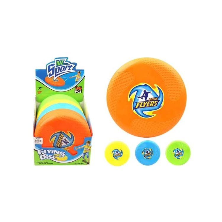 Flying Disc Toy Assorted Colors - 9" 1
