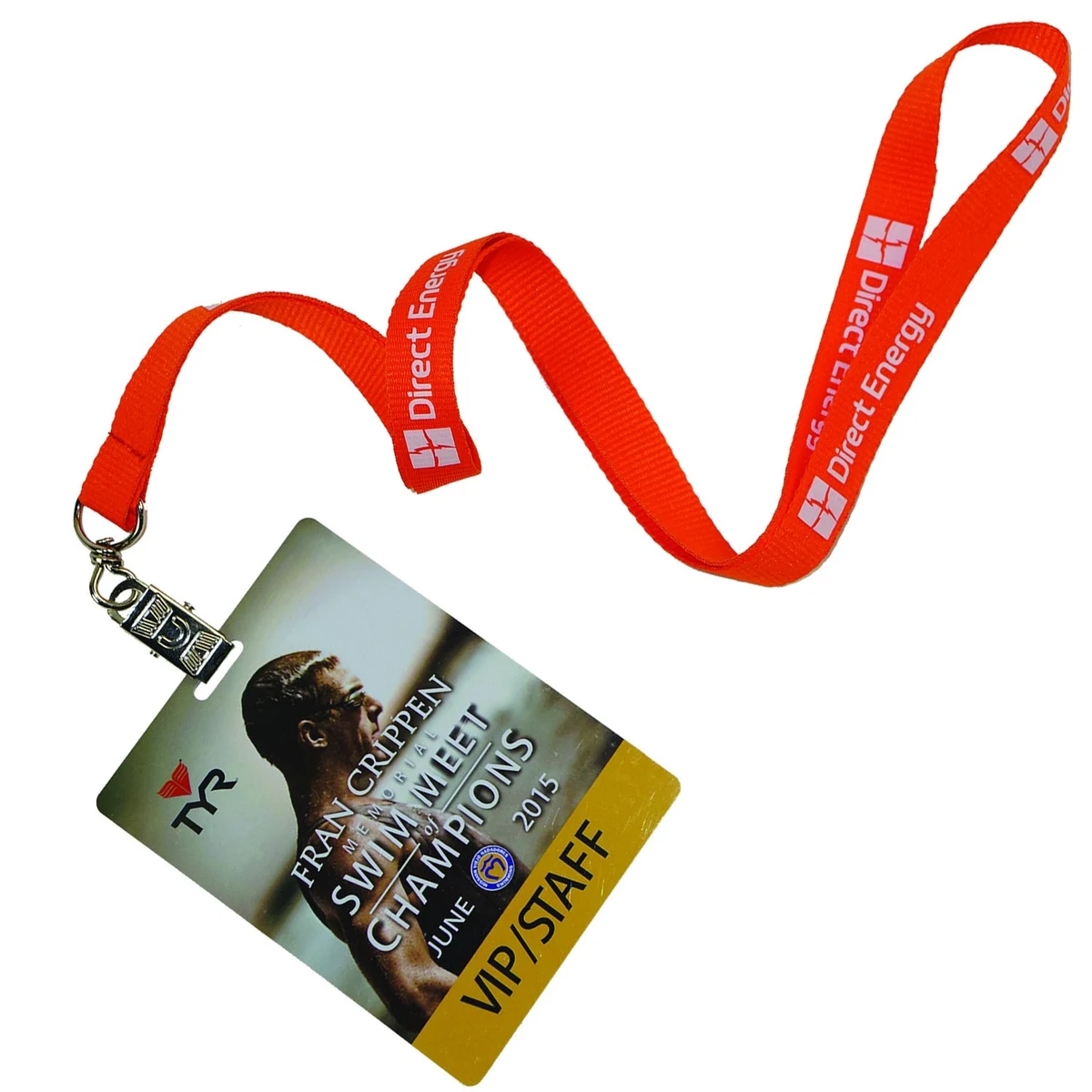 5/8 inch Polyester Lanyards w/ PVC Card 1