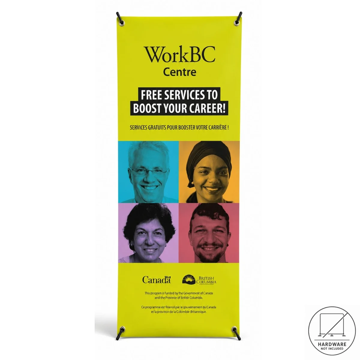 24Hr Express Ship - Replacement Graphics Only, 33.5x80, for Tripod Banner DP788, NO SETUP CHARGE 1