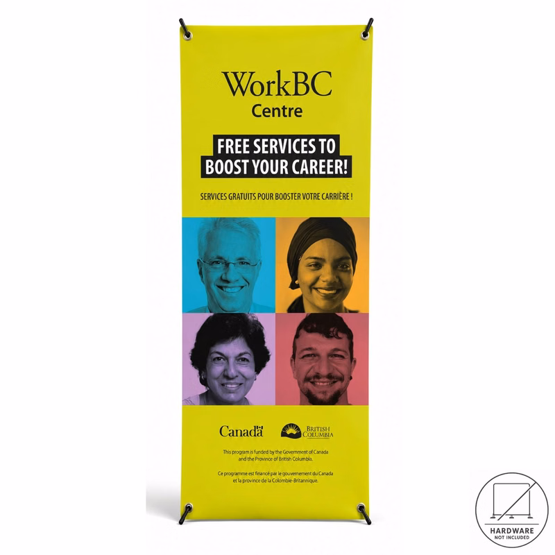 24Hr Express Ship - Replacement Graphics Only, 33.5x80, for Tripod Banner DP788, NO SETUP CHARGE
