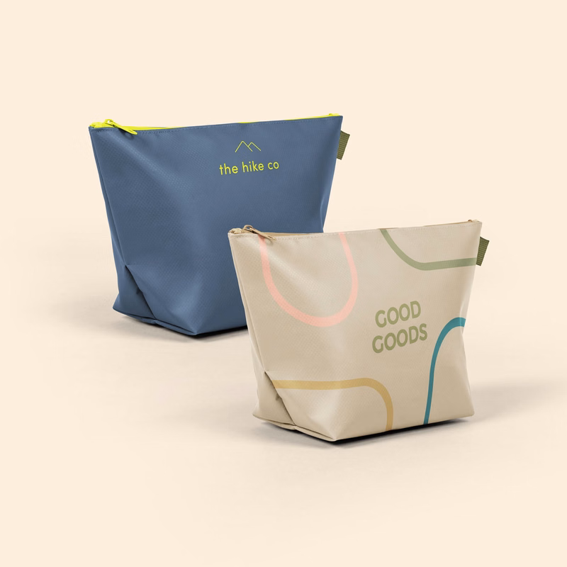 GADGET POUCH - TARPAULIN 4CP SS ONE LOCATION IMPRINT - LARGE - SINGLE SIDE PANEL