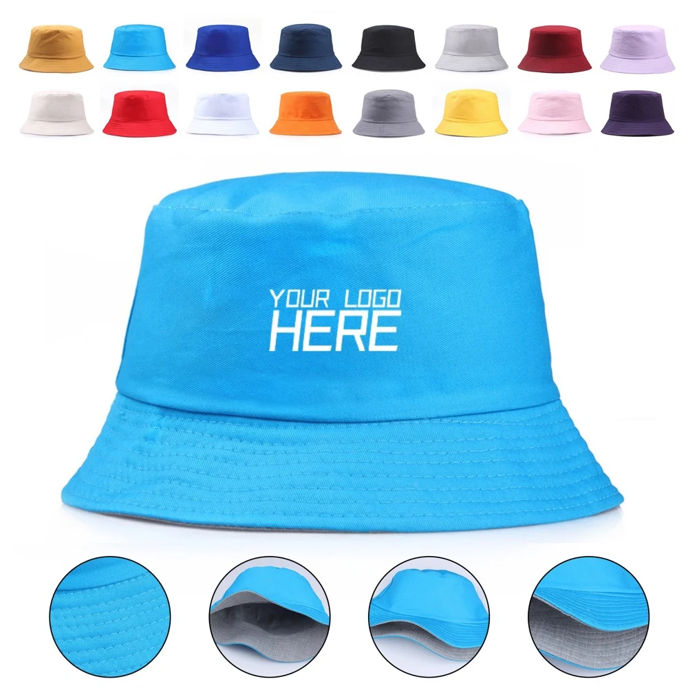 Solid Color Bucket Hat 1