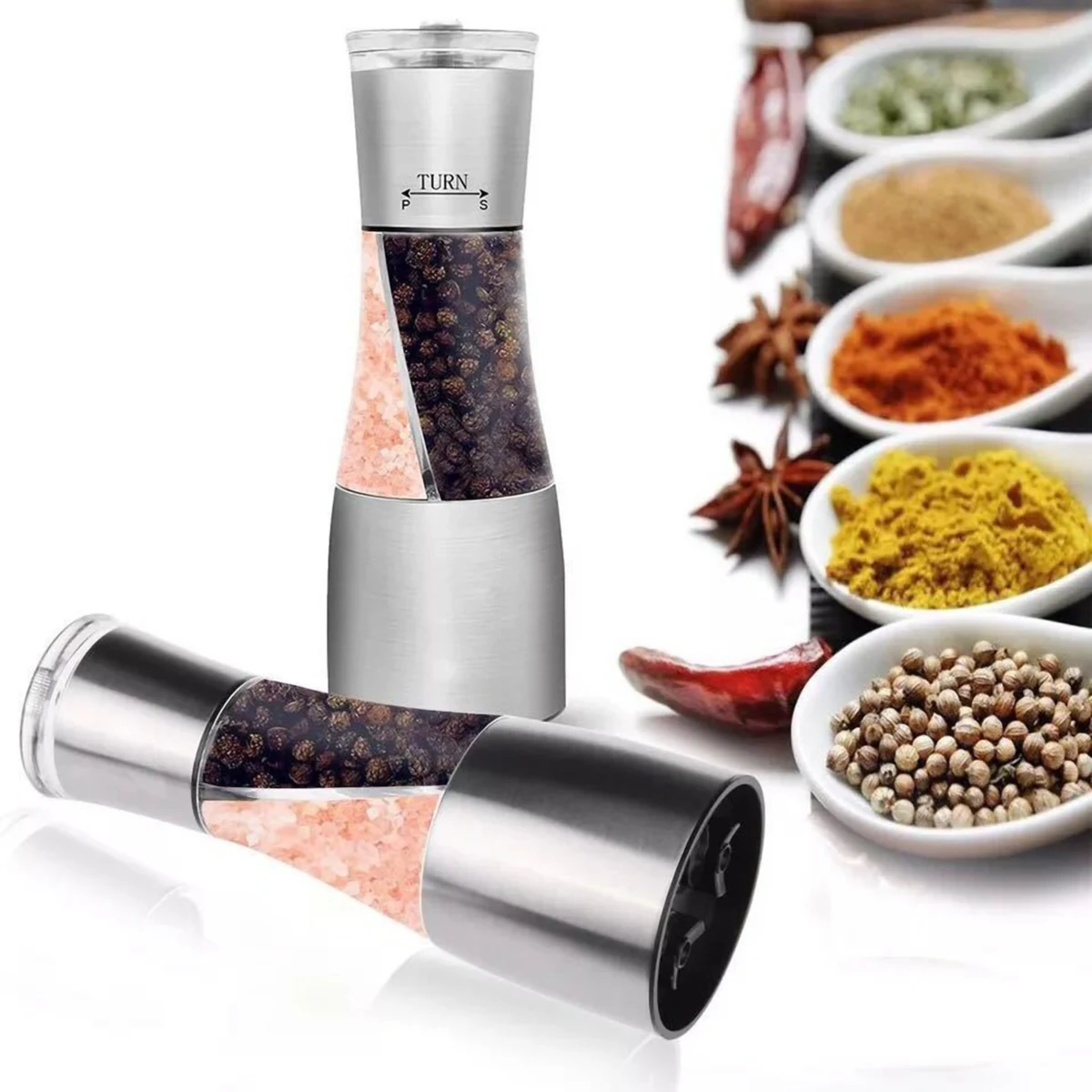 Dual Salt and Pepper Grinder 1