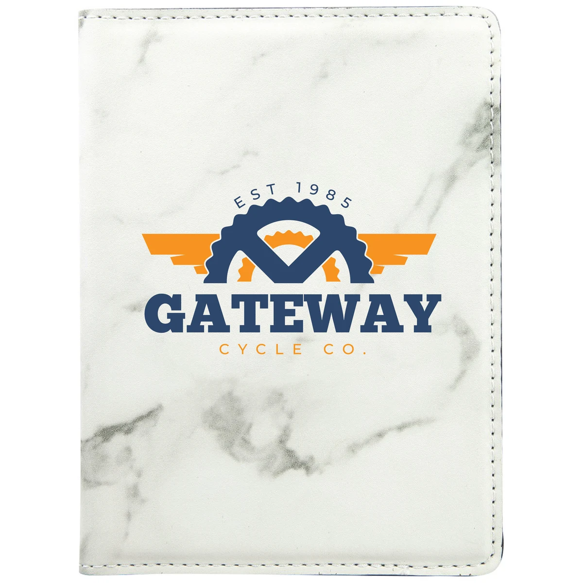 Marble Leatherette Passport Holder 1