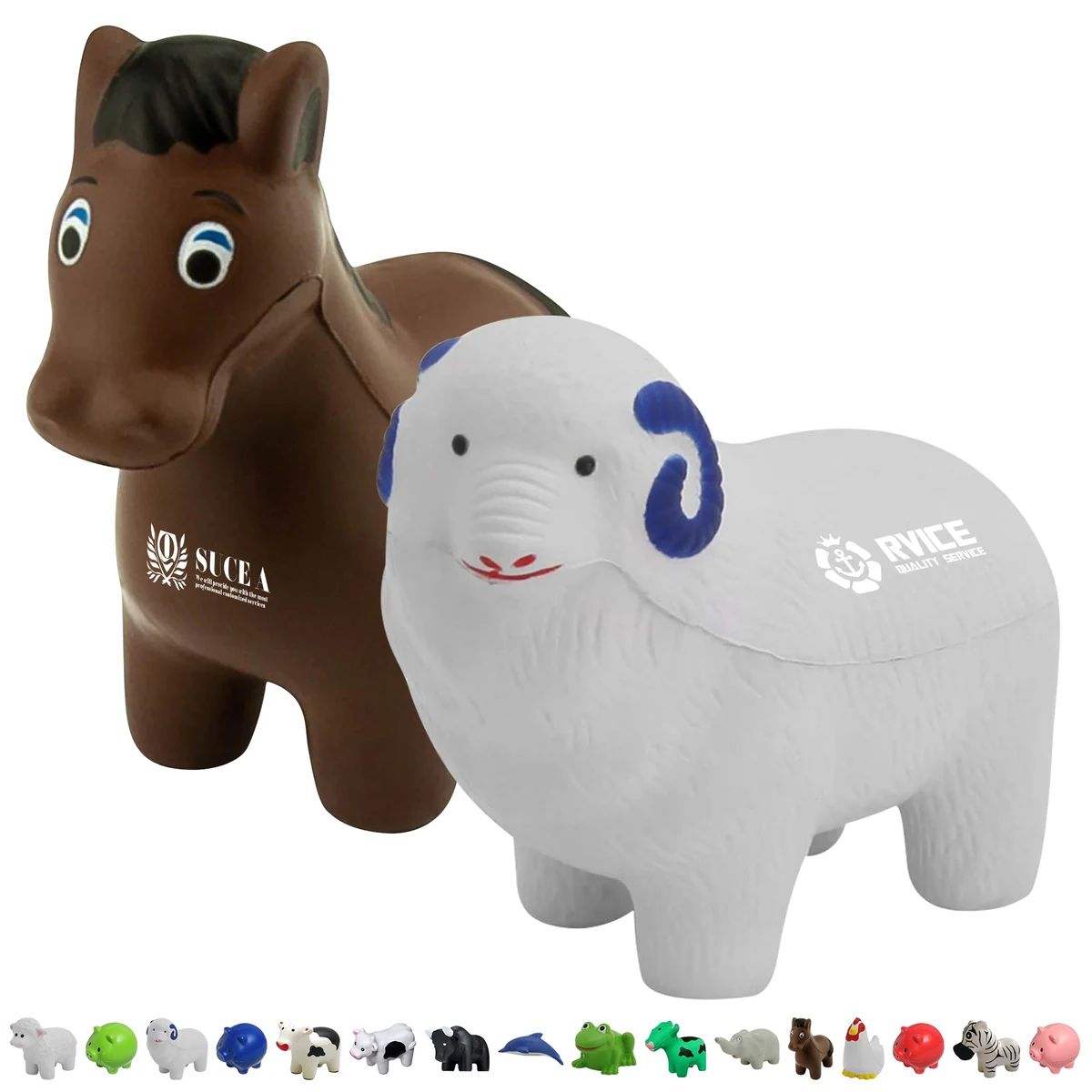 Custom Stress Reliever In Various Animal Shapes 1