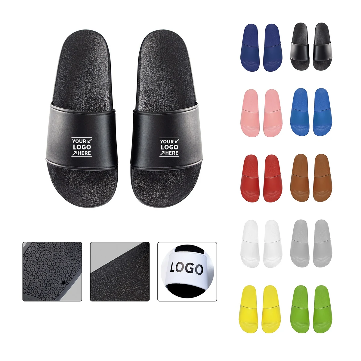 Summer Rubber Slide Sandals 1