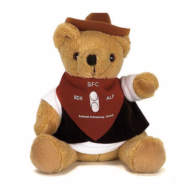 7" Cowboy Bear