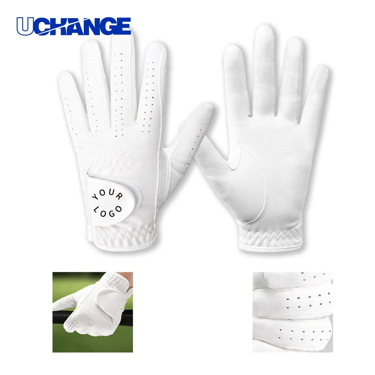 Adjustable Suede Golf Gloves for Practice 1
