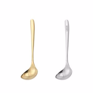 Stainless Steel Soup Spoon Lightweight Durable Portable Utensil
