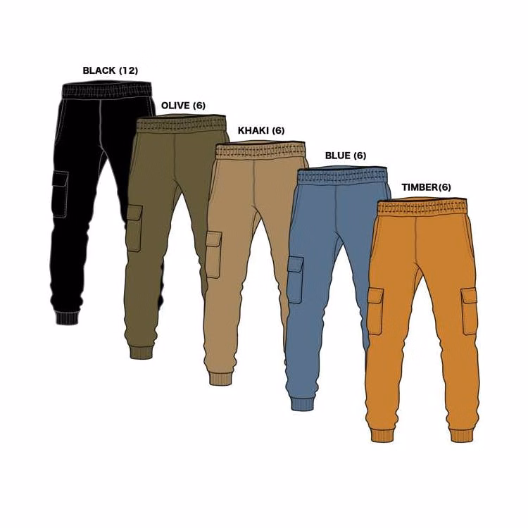 Boy's Cargo Pants - Size 2T-4T Assorted Colors