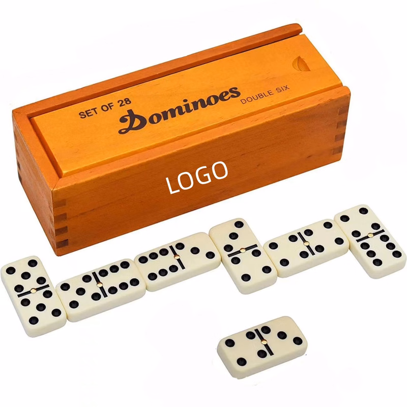 Domino Game With Wood Box