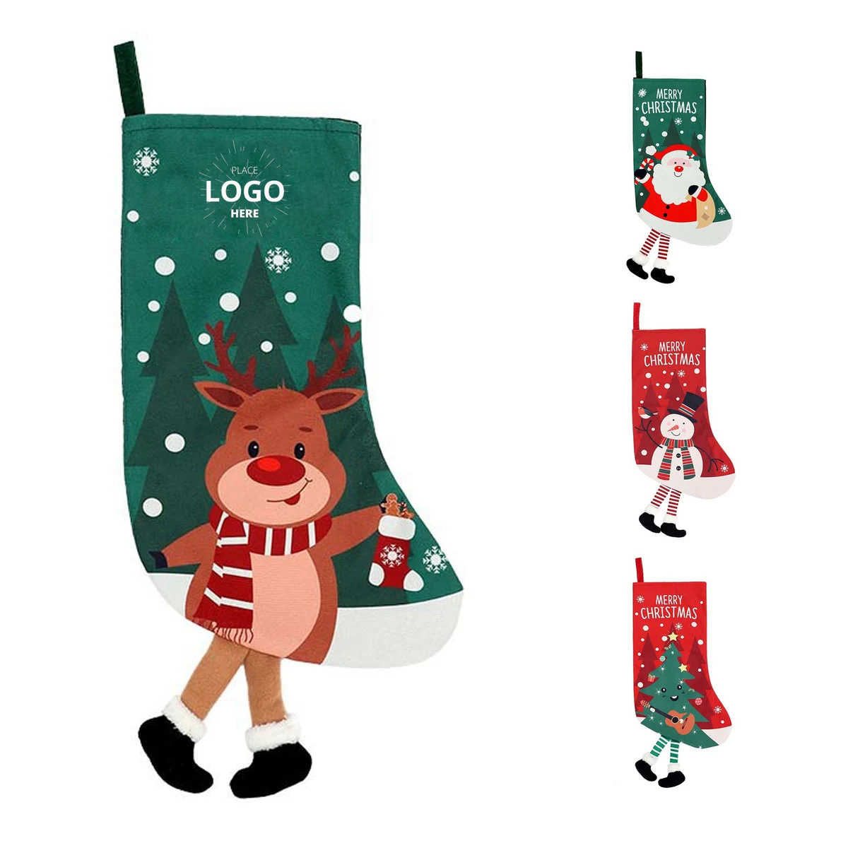 Christmas felt socks 1