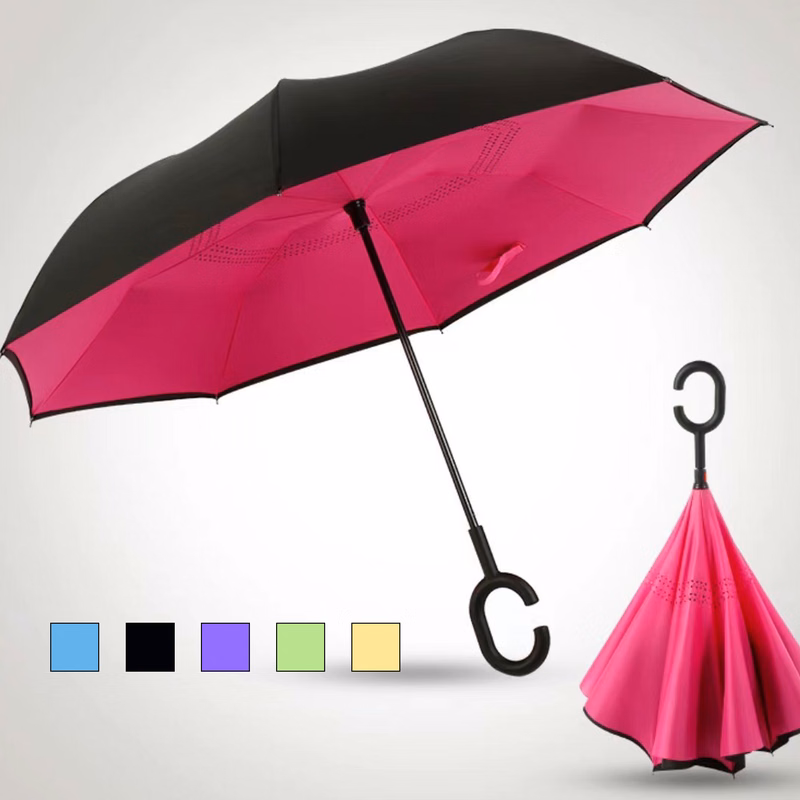 Double Upside Down Umbrella For Cars 50MOQ