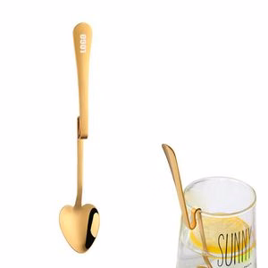 Heart Shaped Spoon With Curve Rest Design