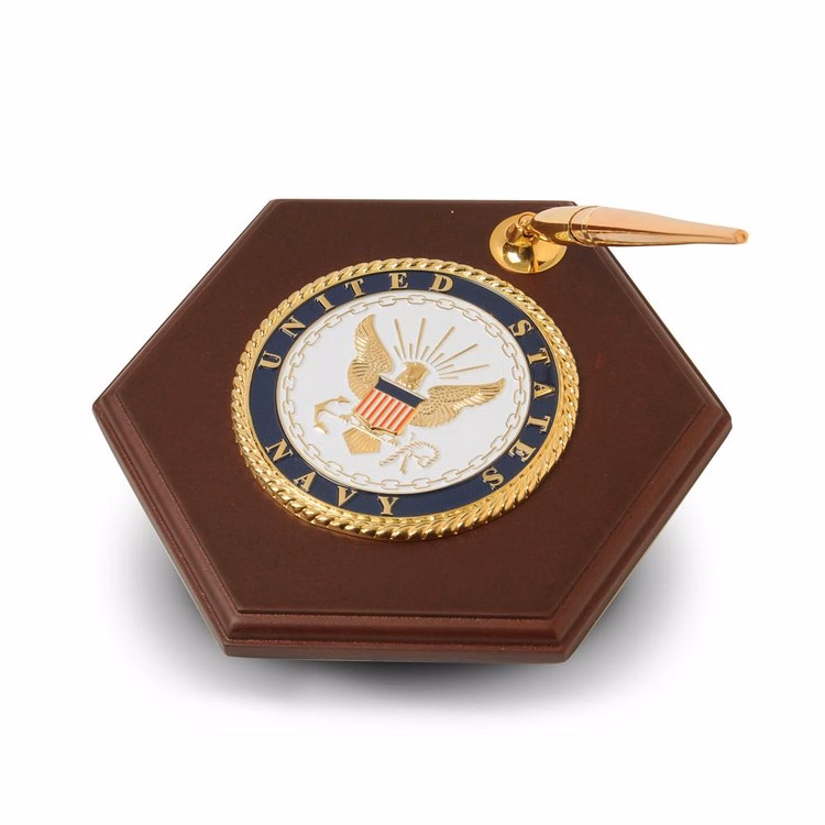 U.S. Navy Medallion Pen Holder