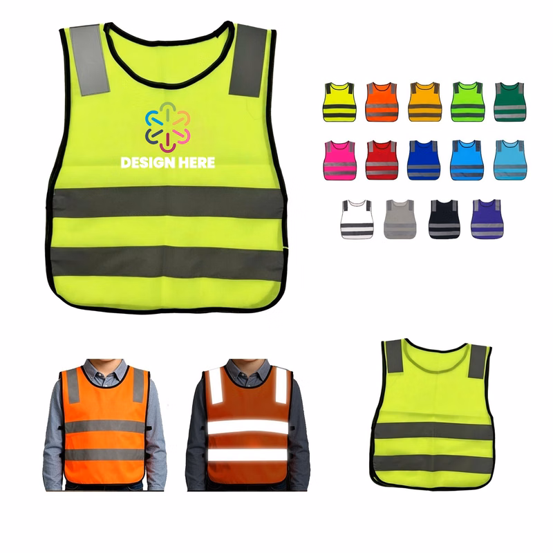 High-Vis Kids Safety Vest Full Color