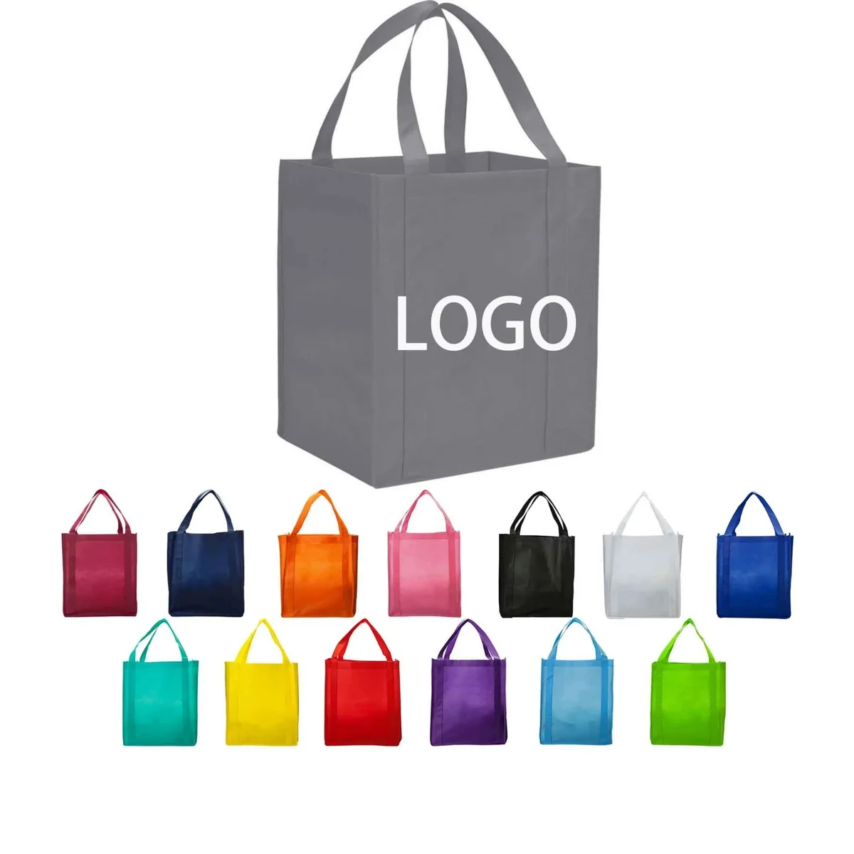 Non-Woven Budget Shopping Bag With Bottom Insert 1