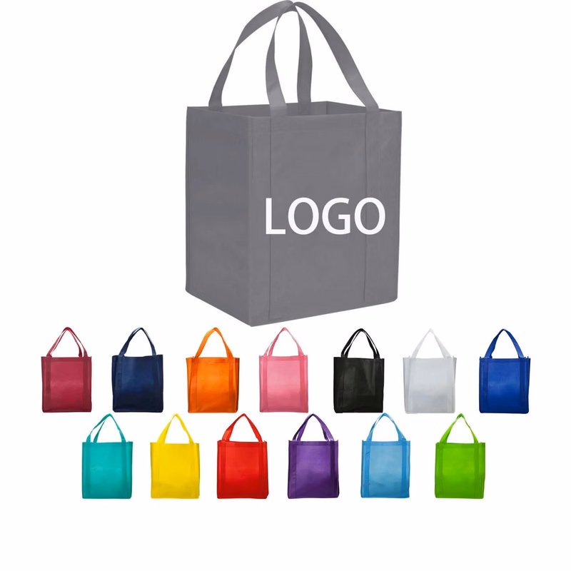 Non-Woven Budget Shopping Bag With Bottom Insert