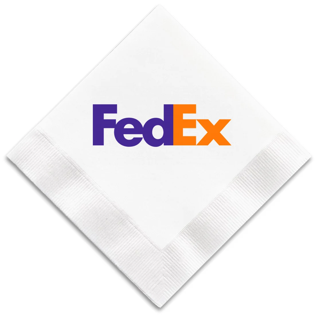 1-Ply White Beverage Napkin 1