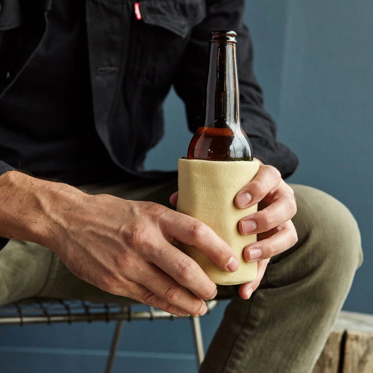 City Cut & Sew Can Holder, custom koozie with logo imprint 1