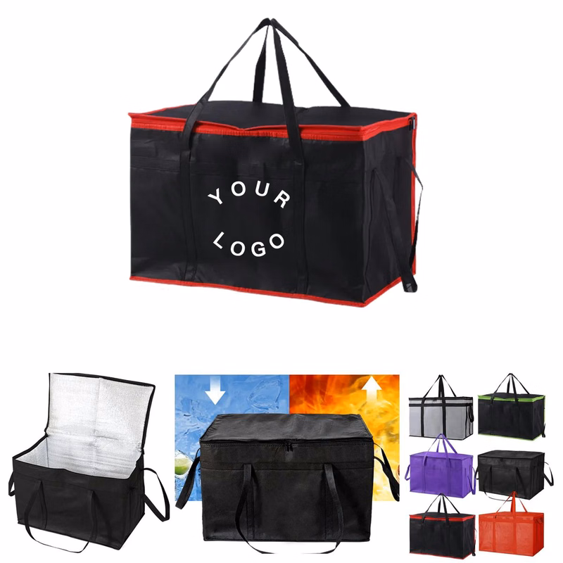 Large Insulated Grocery Tote Bag with Lining