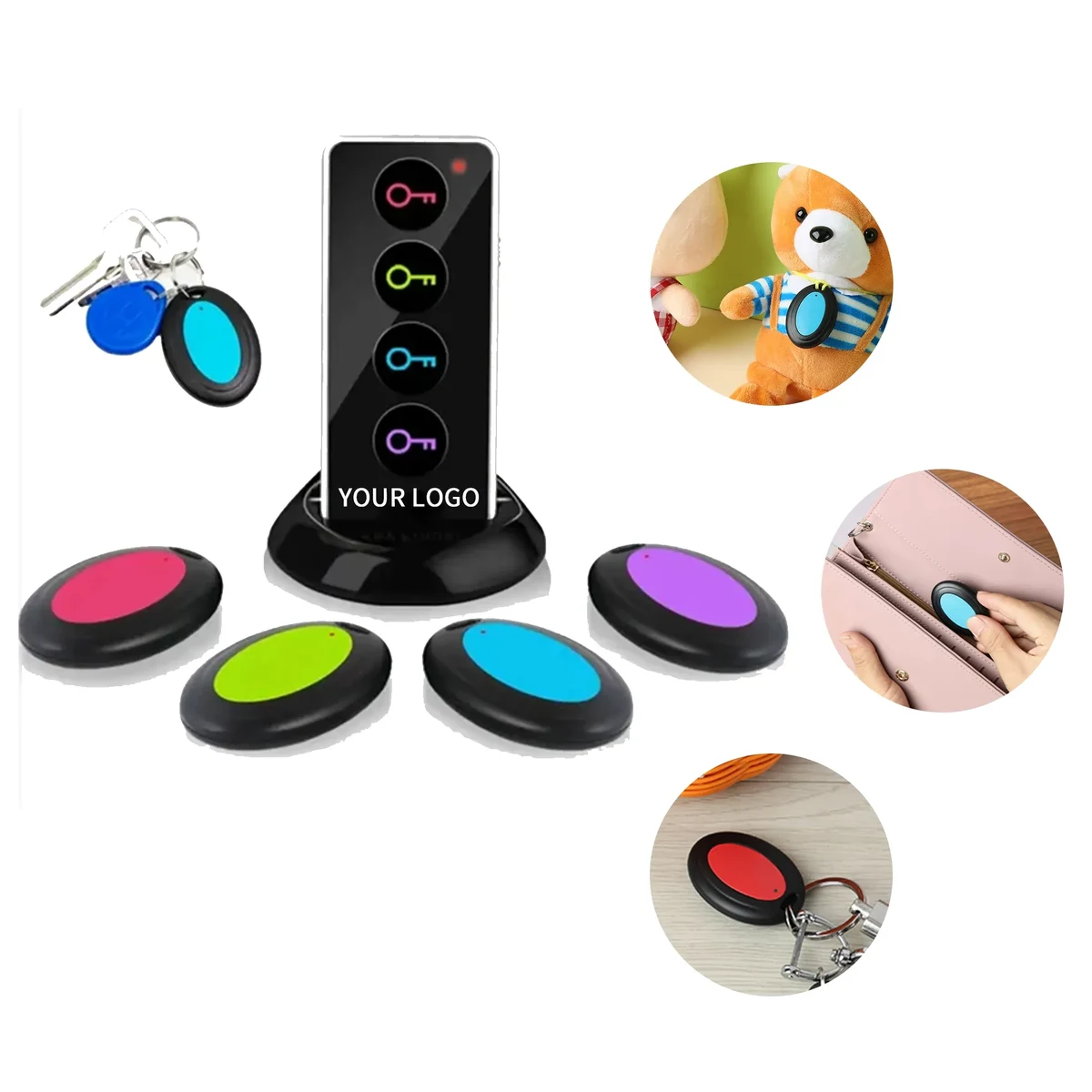 Wireless Item Finder with Four Receivers 1