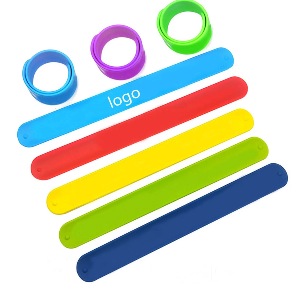 Custom Silicone Slap wristband 1