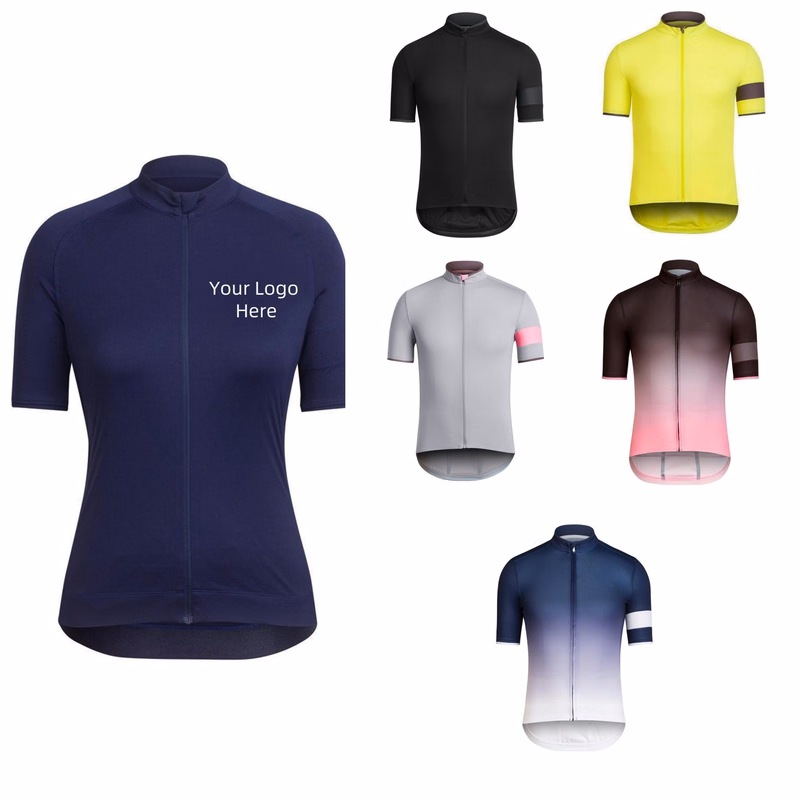 Cycling Jersey Short Sleeve Top Full Zip With Pocket