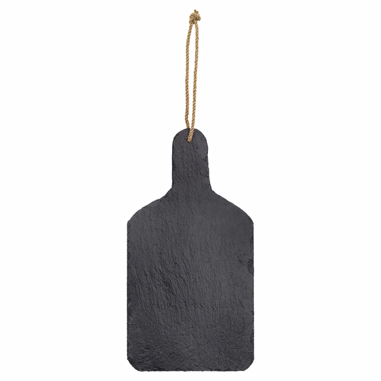 7" x 13 1/2" Rectangle Slate Cutting Board with Hanger String