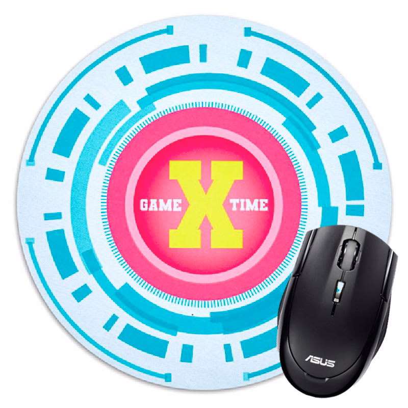 Fluorescent Neon Custom Printed Round Mouse Pads