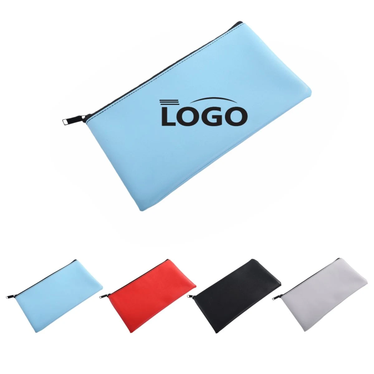 Versatile Zipper Leather Pouch 1
