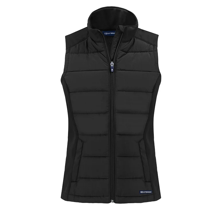Cutter & Buck Ladies Eco Softshell Recycled Full Zip Vest 1