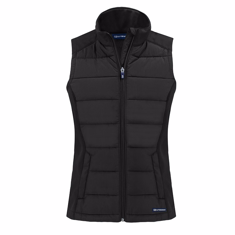 Cutter & Buck Ladies Eco Softshell Recycled Full Zip Vest
