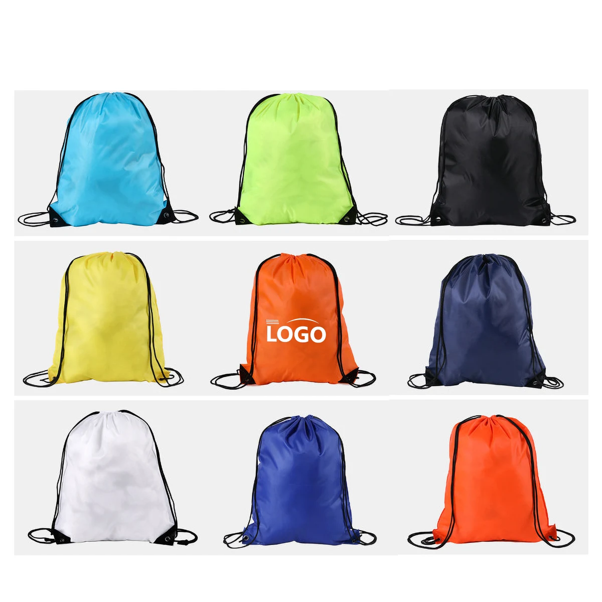 Nylon Drawstring Bag Waterproof Sports Backpack Basketball 1