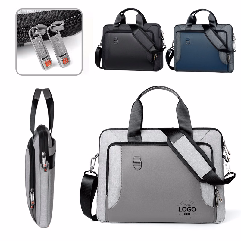 Business Briefcase Waterproof Shock-Resistant Laptop Bag