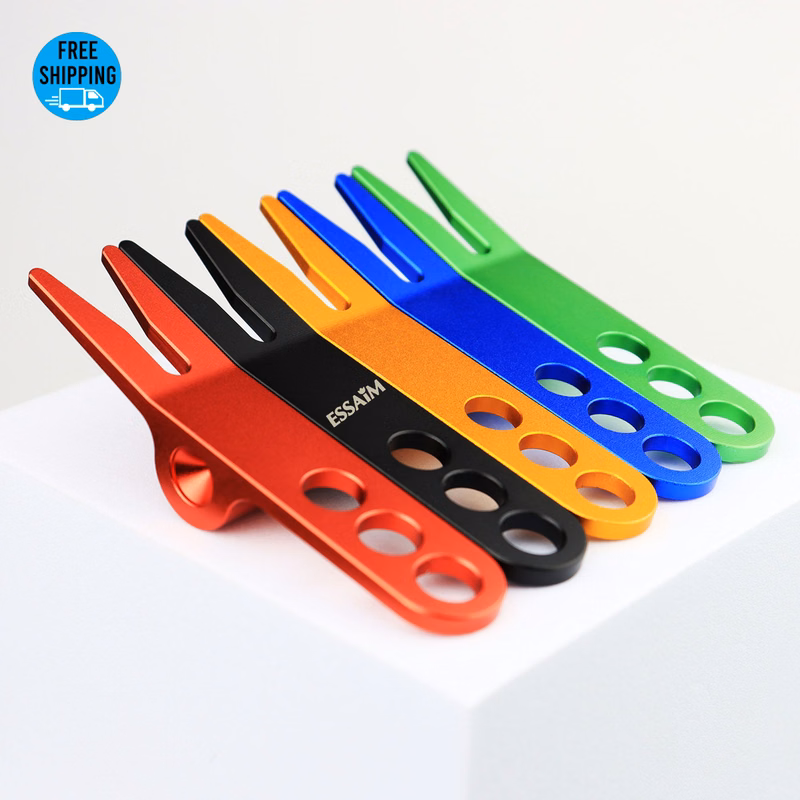 Aluminium Alloy Golf Ball Fork Pivot Divot
