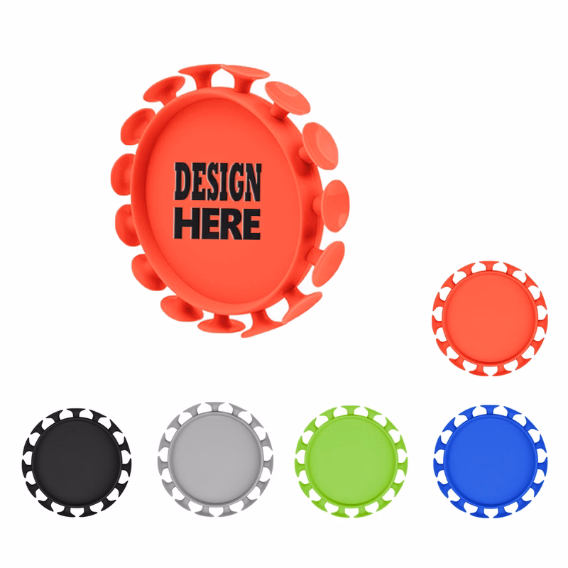 Multi Suction Silicone Interactive Flying Disc