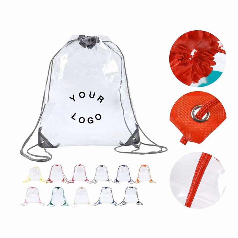 Dustproof PVC Sports Backpack with Handle Rope