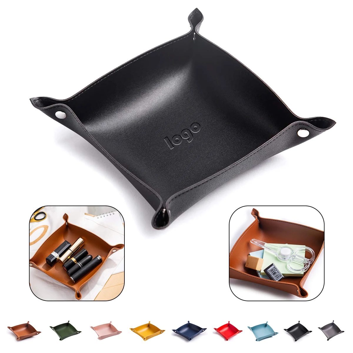 Foldable PU Leather Jewelry Tray 1