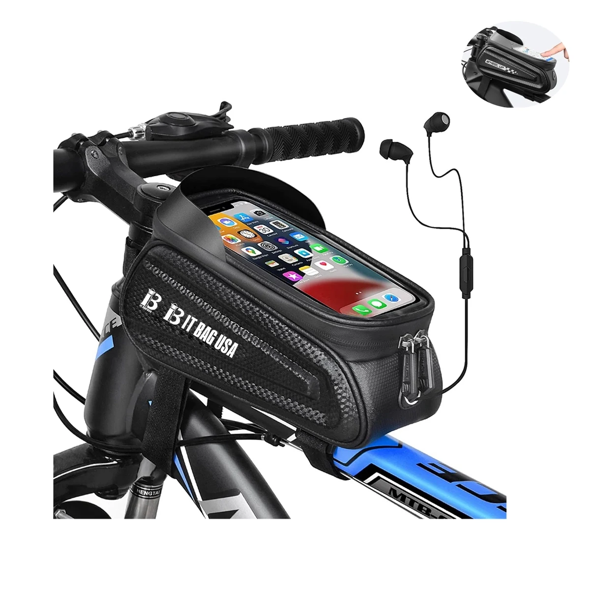 Touch Screen Bike Phone Mount Bag 1