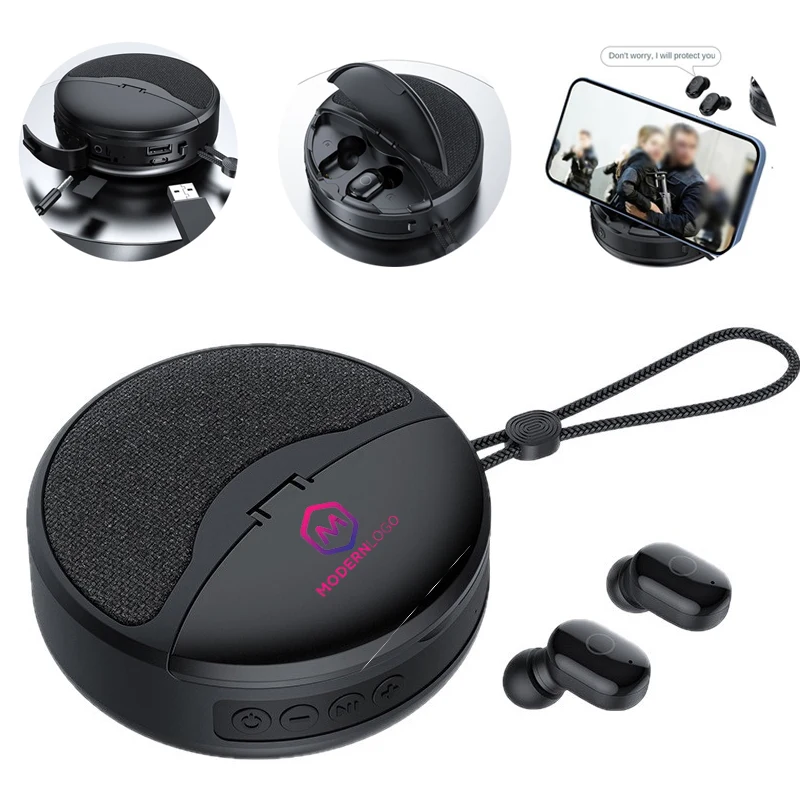 Portable Multi-functional Wireless Speakers With Headphones 1