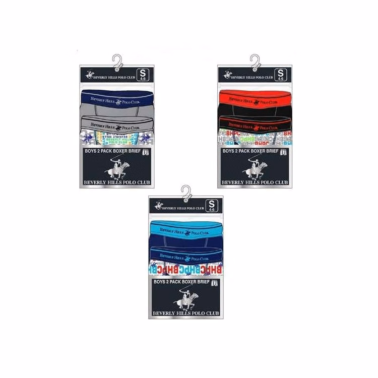 Boxer Briefs for Boys - Size 2-4 Assorted Colors 2pk