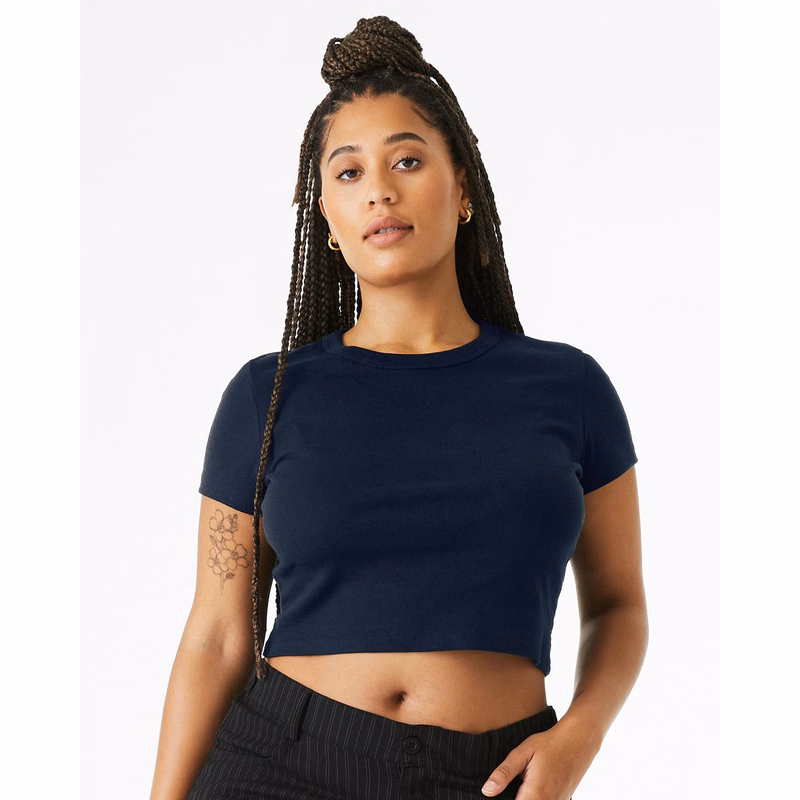 Women's Micro Rib Baby Tee - 1010