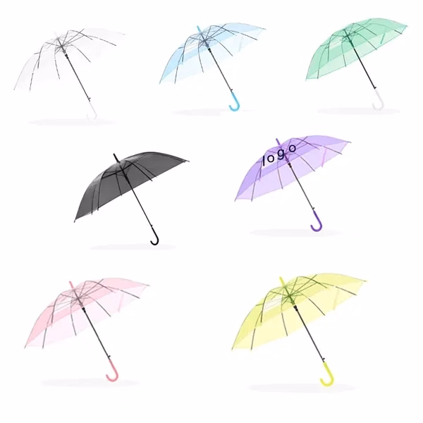 Custom Auto Open Windproof Dome Umbrella with Fiberglass Ribs — Event Promo